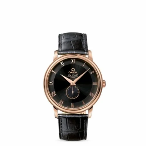 Omega De Ville Prestige Co-Axial 39 Small Seconds Red Gold / Black 4614.50.01 (46145001)